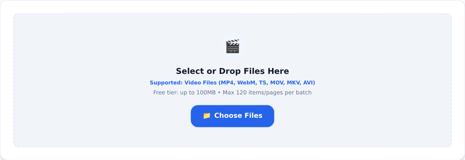 The Video Compressor workbench